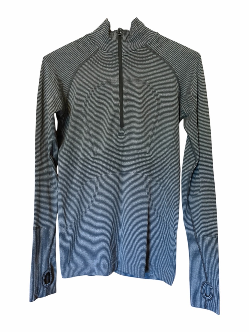 Lululemon Quarter-Zip Active Pullover - Gray/Black
